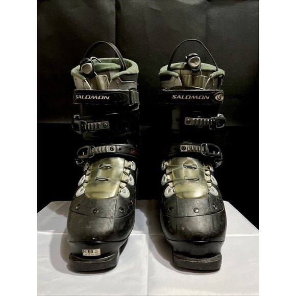 Salomon Ski Boots Men’s 28.5-10 1/2 Black Control Strap Advance Fit Technology - Picture 1 of 16